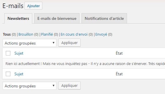 mailpoet email